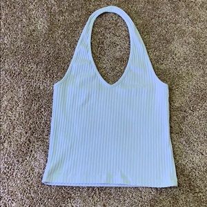 Me to We Light Blue Halter Top Size Medium